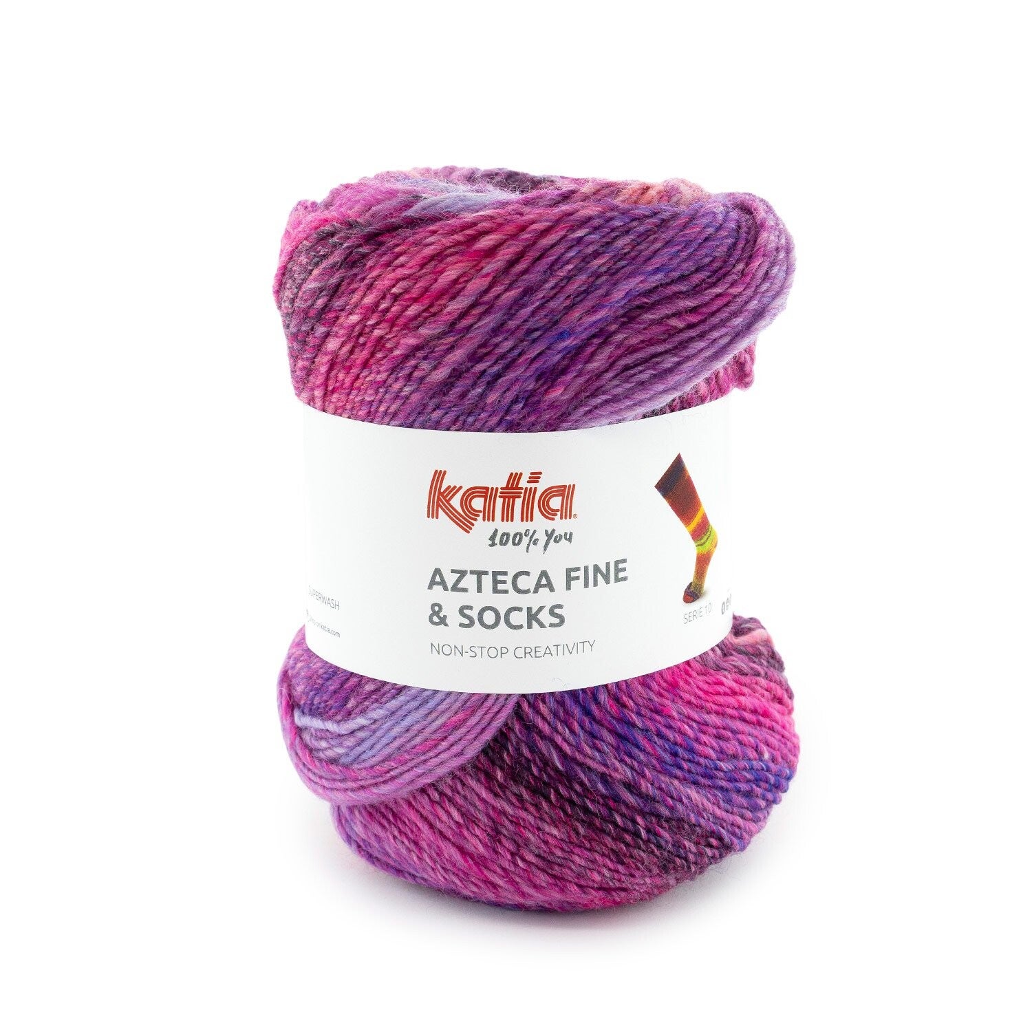 Socks & More   12   Lila - Kauwgom Roze