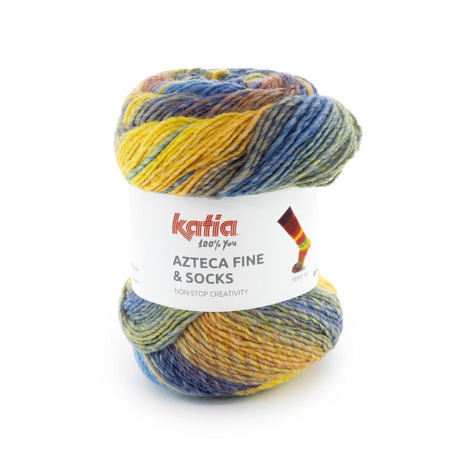 Socks & More   14   Geel - Blauw