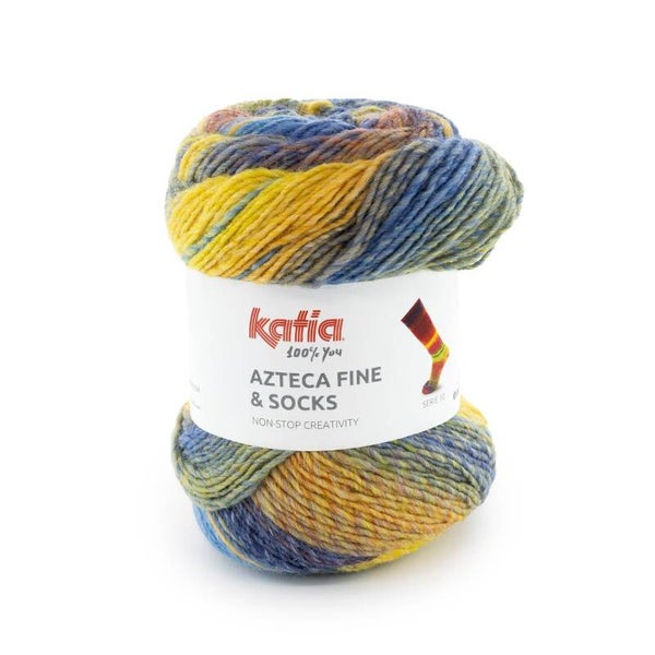 Socks & More   14   Geel - Blauw