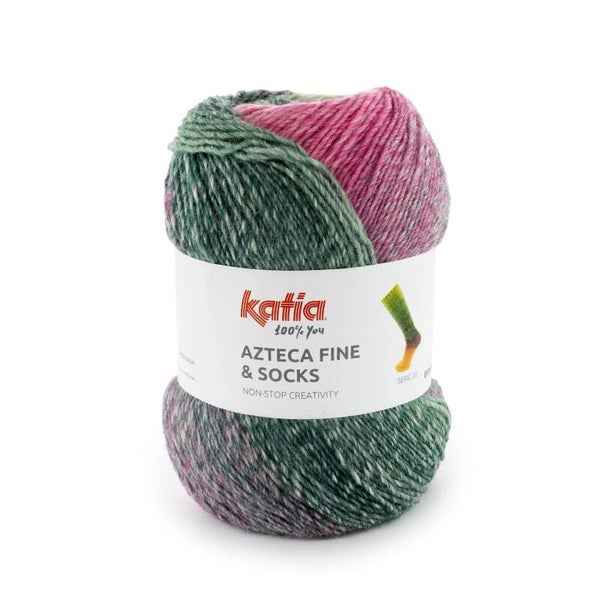 Socks & More   21   Kauwgom Roze - Beige - Groen