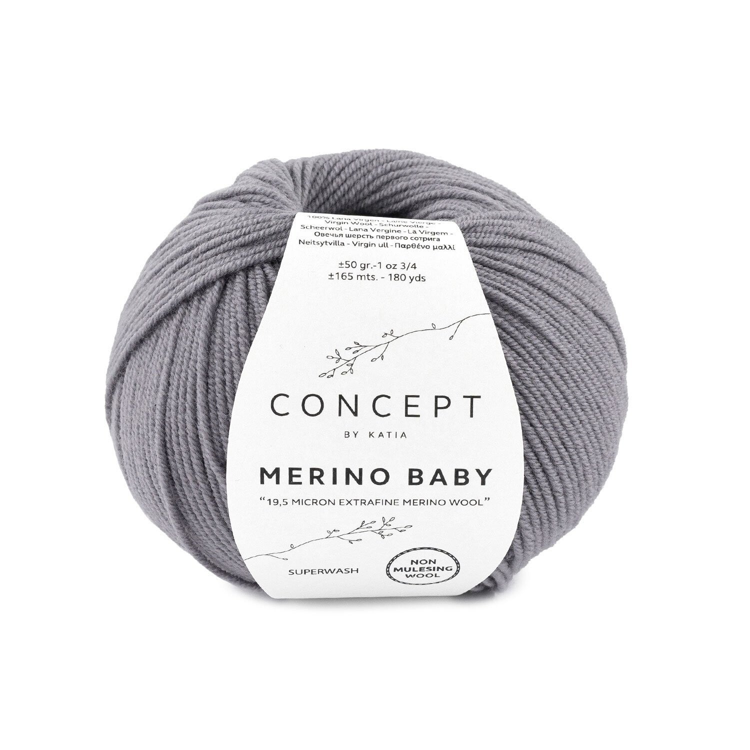 Merino Baby   25   Grijs