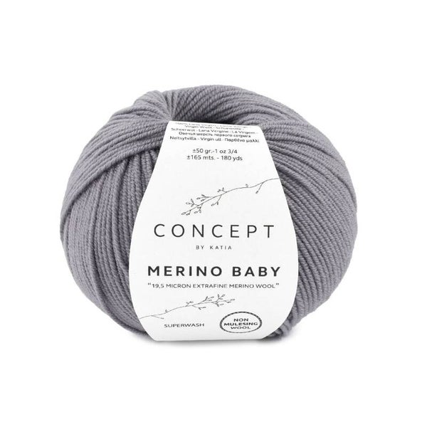 Merino Baby   25   Grijs