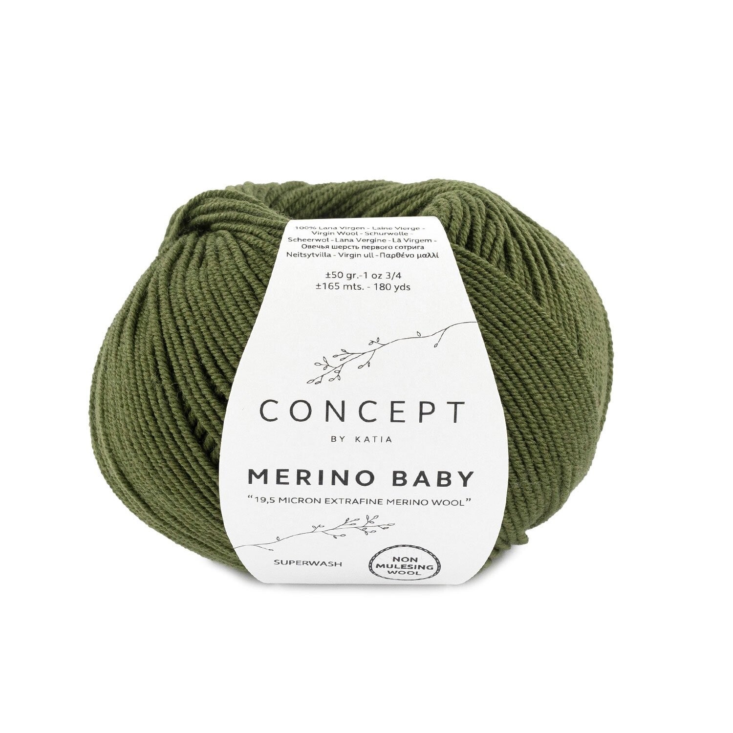 Merino Baby   26   Donker Groen