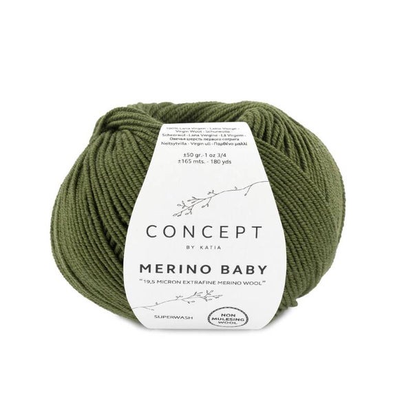 Merino Baby   26   Donker Groen