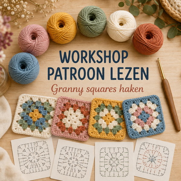 Workshop patroon lezen – Granny squares haken
