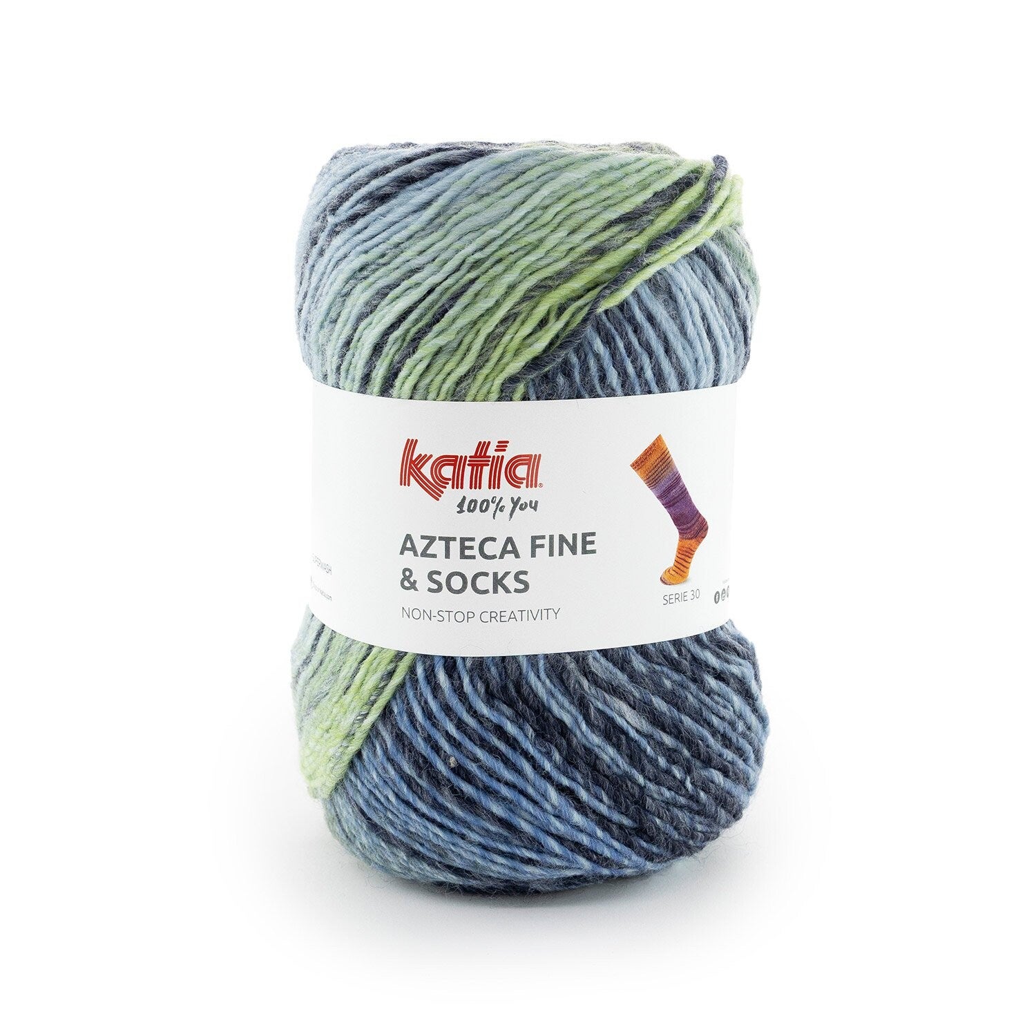 Socks & More   30   Groen - Blauw - Donker Blauw