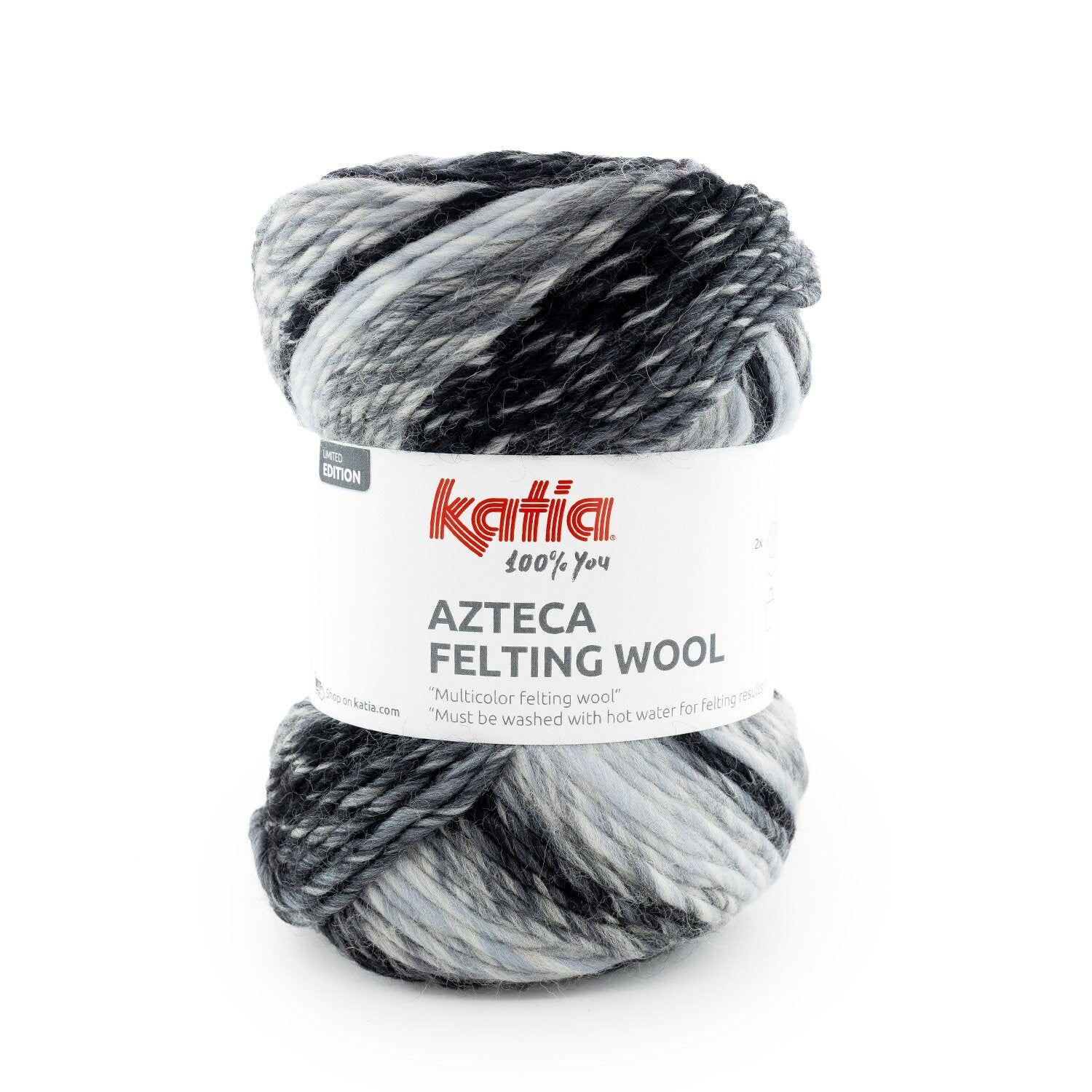 Azteca Felting Wool   300   Grijs