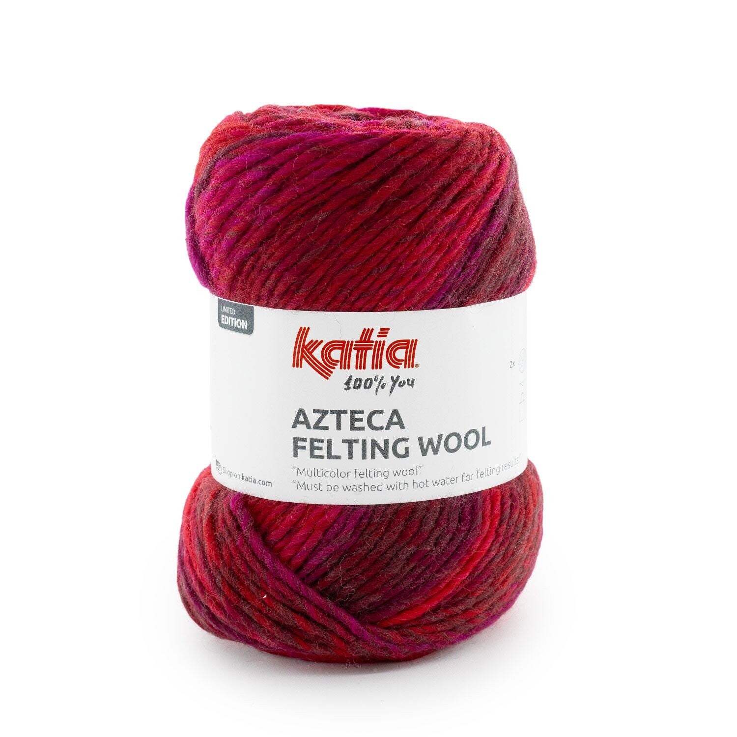 Azteca Felting Wool   304   Rood