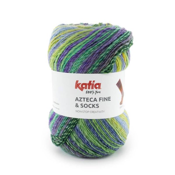 Socks & More   40   Groen - Blauw - Lila