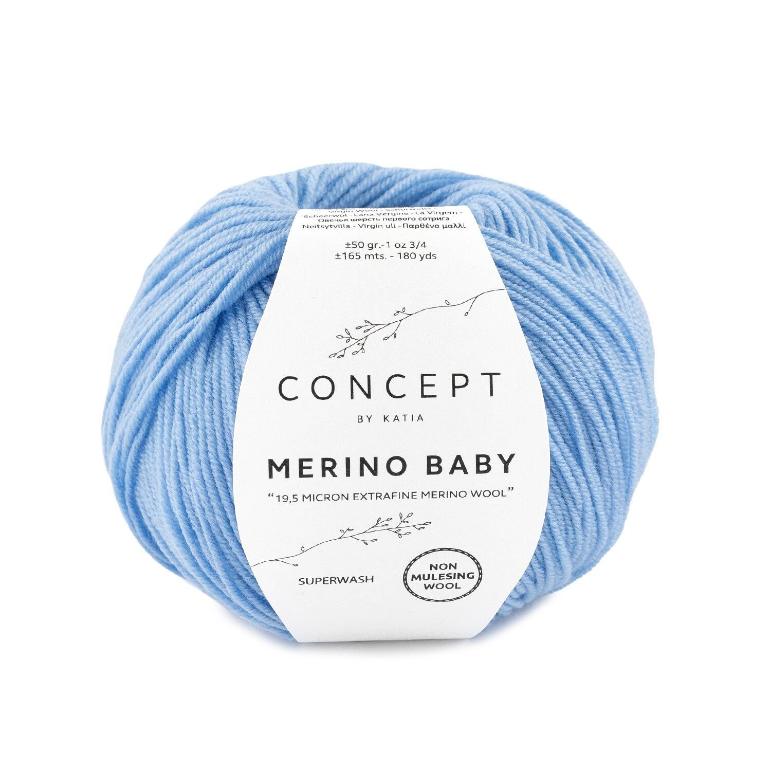 Merino Baby   41   Licht Blauw