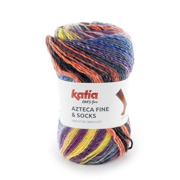 Socks & More   43   Zwart - Oranje - Rood