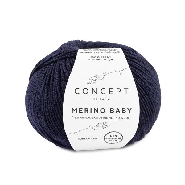 Merino Baby   5   Donker Blauw