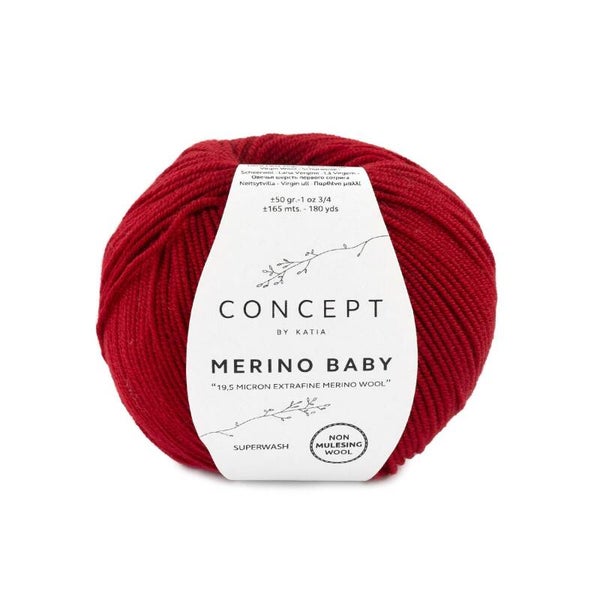 Merino Baby   50   Wijn Rood
