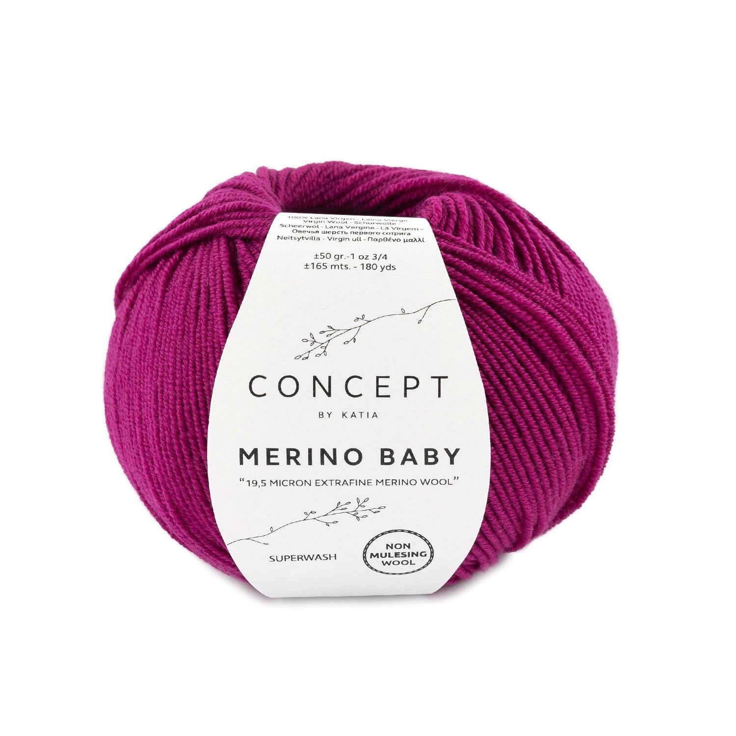 Merino Baby   61   Donker Fuchsia
