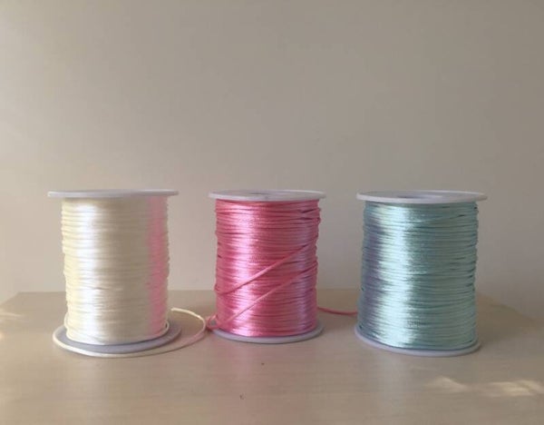 Satijnkoord 1mm    2 meter