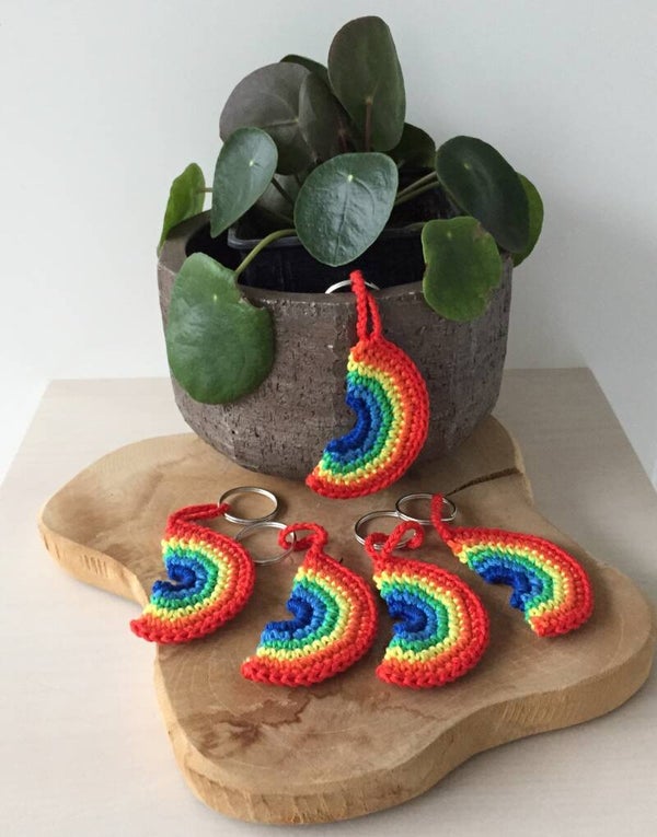Regenboog sleutelhangers