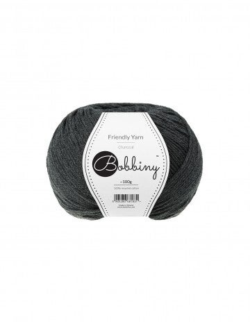 Bobbiny   Friendly Yarn    Charcoal