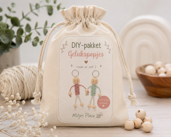 DIY-pakket Gelukspopjes – maak er zelf 2