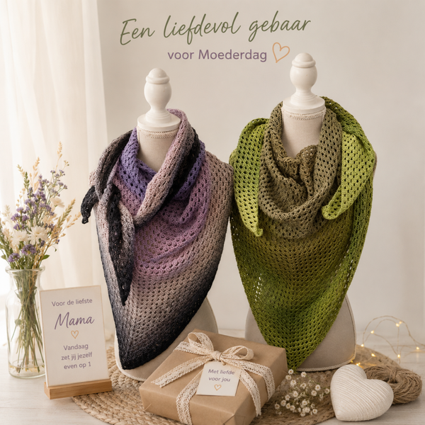 Handgemaakte omslagsjaal – Scheepjes Whirl