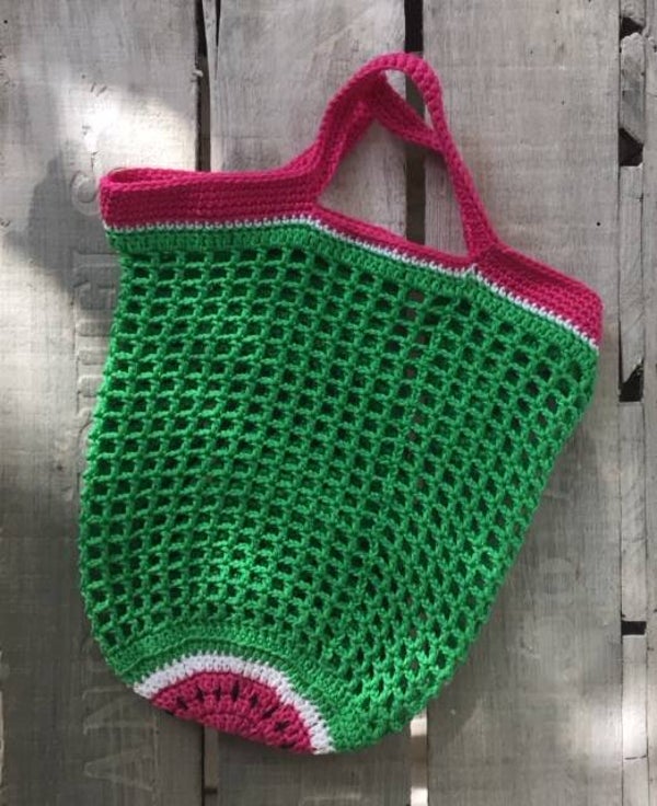 Fruit / groente tasje WATERMELOEN