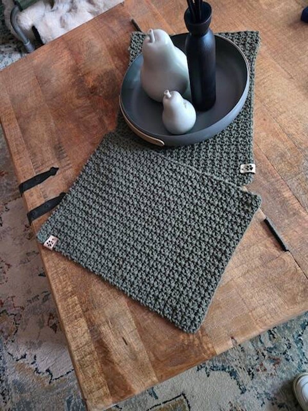 Workshop placemats haken met Bobbiny