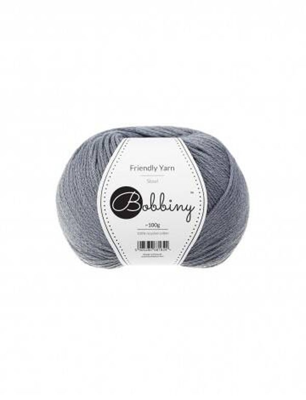 Bobbiny   Friendly Yarn   Steel
