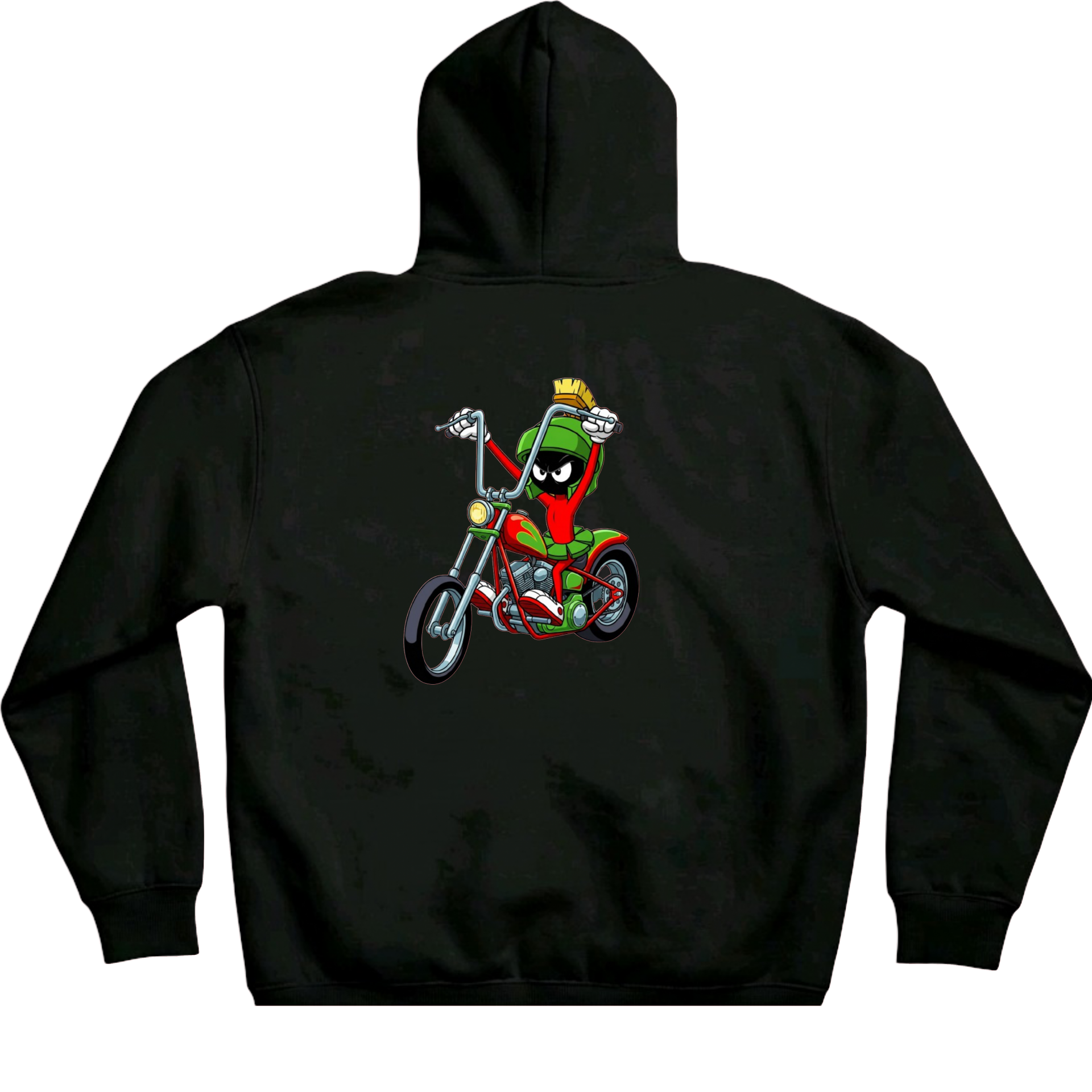 Black Hoodie with Marvin the Martian