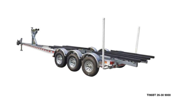 EZ Loader TI96RT 26-30 11500 Galvenized Triple Axel Pontoon Bunk Trailer (Torsion)
