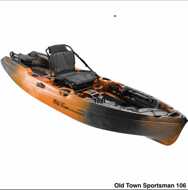 Old Town Sportsman 106 Minn Kota (Ember Camo)