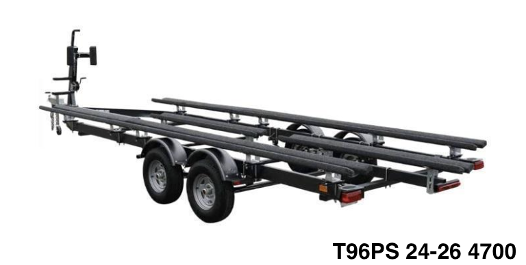 2025 EZ Loader Steel Pontoon Tandem & Triple Axle T96PS 24-26 4700