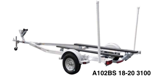 2025 EZ Loader Aluminum V-Hull Single Axle Spring A102BS-18-20 3100