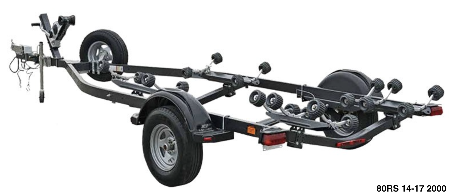 2025 EZ Loader 80RS 14-17 2000 Galvenized Roller Trailer (spring)