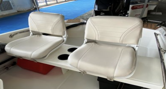 Seating - helm seat w/backrest (tan)