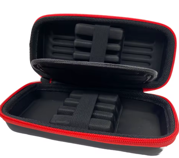 Darts Carry Case Storage EVA Hard Shell Black Carry Bag Organiser Dart Flights Stems Darts Holder