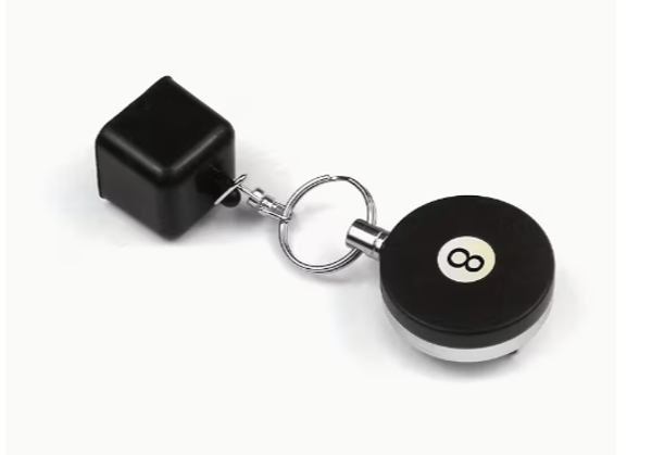 Retractable Pool / Snooker Chalk Holder 8 Ball