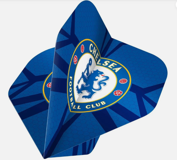 Chelsea Foorball Club Dart Flights Standard Shape 100 Micron