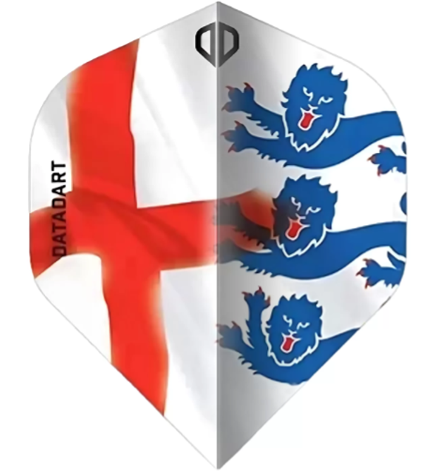 St George / 3 Lions No2 Standard Dart Flights 100 MIcron Thickness Datadart