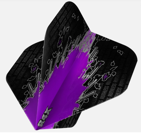 Ruthless R4X - High Impact - Dart Flights - 100 Micron - NO2 - Standard - Purple