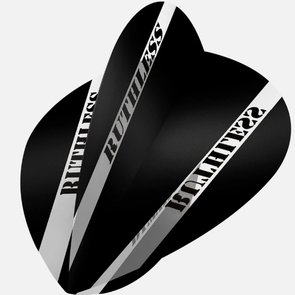 Ruthless V100 Pro  Dart Flights  100 Micron  Pear  Black