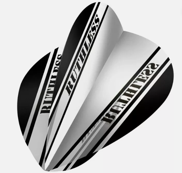 RUTHLESS V100 PRO DART FLIGHTS  100 MICRON PEAR WHITE