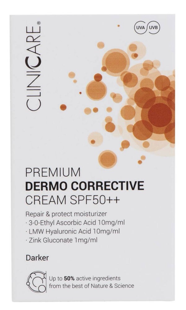 CLINICCARE Premium Dermo Corrective Cream (SPF50) Darker