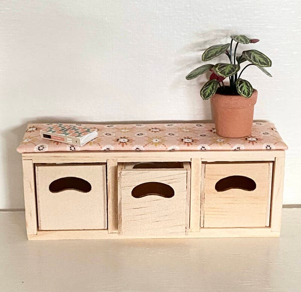 Bankje met opbergruimte