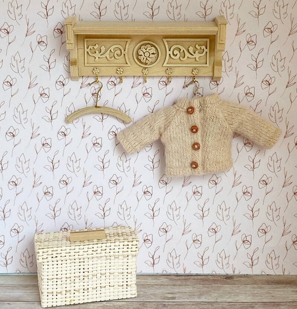 Kapstok met kleerhangers