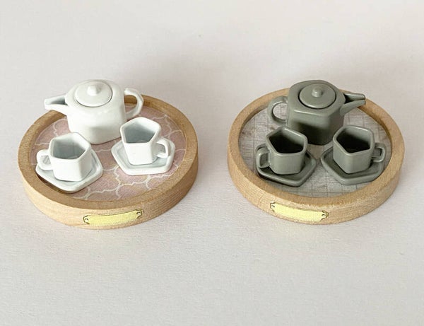 Dienblad met serviesje