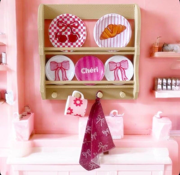Bordenrek Roze compleet