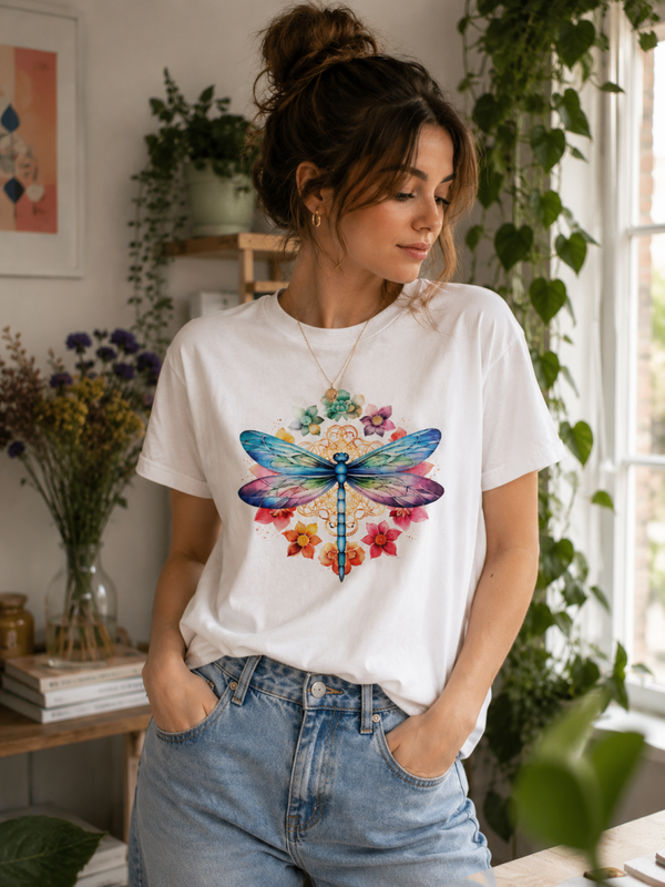 T-shirt Spirituel Libellule