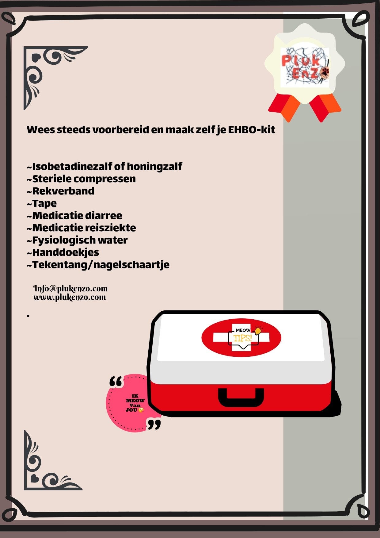 Eerste zorg.... Meowskit