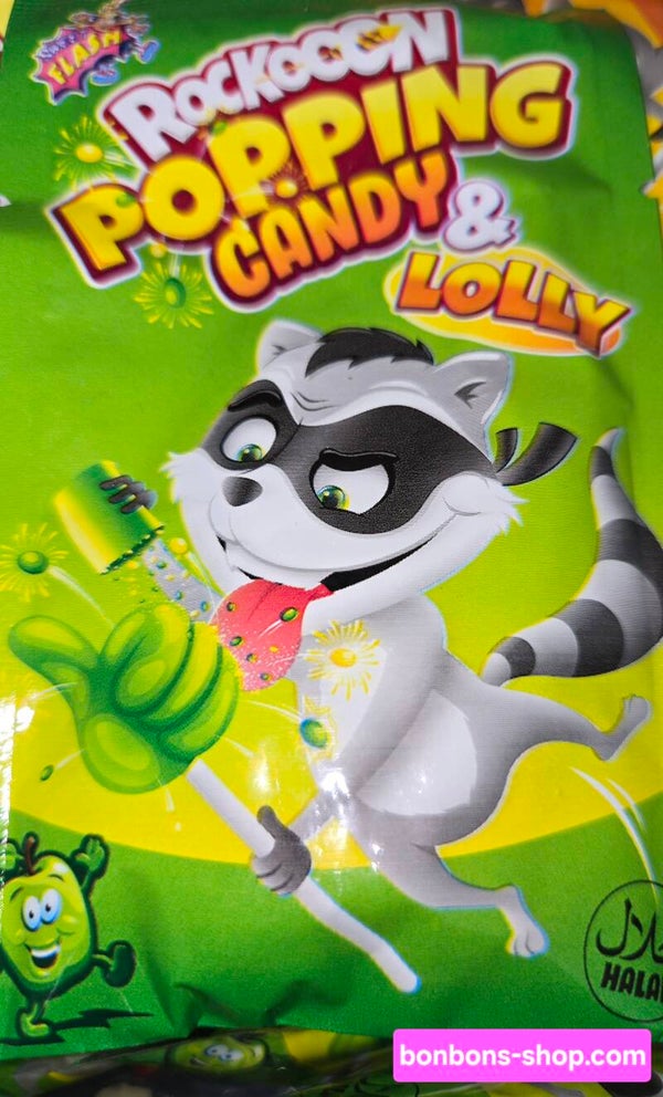 Rockooon Popping Candy & Lolly Pomme