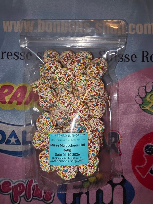 Sachet 340g Mûres Multicolores Fini