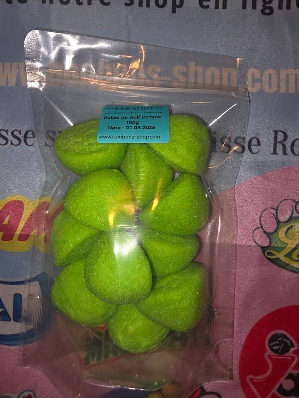 Sachet 100g Balle de Golf Pomme